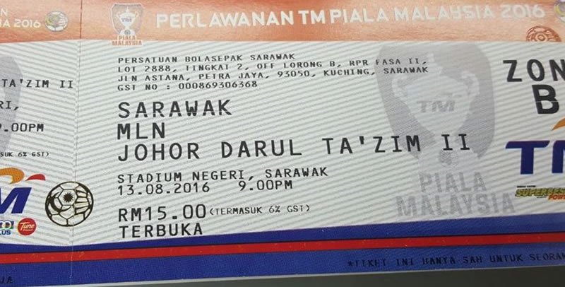 Darul sarawak ta’zim utd ii johor vs Johor Darul